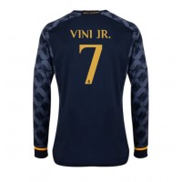 Pánský Fotbalový dres Real Madrid Vinicius Junior #7 2023-24 Venkovní Dlouhý Rukáv